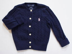 [最大1000円 offクーポン 対象] ラルフローレン ralph lauren アウトレット 子供服 女の子 9M 約 70cm ベビー服 長袖 カーディガン 紺 スモールポニー 春 秋 冬 ★4 トップス ガールズ キッズ ベビー 【中古】 ユーズド リサイクル 子ども服 こども