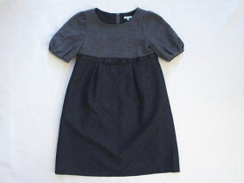 [最大1000円 offクーポン 対象] トッカ バンビーニ tocca bambini アウトレット 子供服 女の子 140cm 半袖 ワンピース フォーマル グレー 黒 ラメ 発表会 パーティー 結婚式 秋 冬 ★4 冬服 ガールズ キッズ ジュニア 【中古】 ユーズド リサイクル