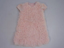 [m] ミスブルマリン miss blumarine マメール アウトレット 子供服 女の子 4歳 約 100cm フォーマル 半袖 ワンピース ピンク 結婚式 パーティー 発表会 春 夏 秋 ★2 ガールズ 女児 キッズ 【中古】 ユーズド リサイクル