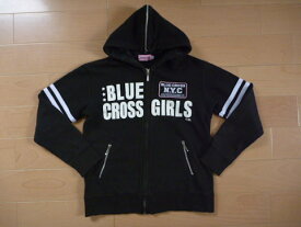 70%off SALE 半額以下 [最大1000円 offクーポン 対象]ブルークロスガールズ blue cross girls 子供服 長袖 ジップアップ パーカー S 140cm ★3 キッズ ジュニア 【中古】 ユーズド 女の子 女児 ガールズ ブランド USED アウトレット リサイクル 古着 子ども