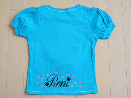 【全品ポイント10倍7/4/23:59迄】ロニィRONIロニアウトレット子供服女の子プルオーバーTシャツカットソーSM120cm★2マリンブルー半袖春夏ガールズ女児キッズ【中古】リサイクル古着子ども服こども
