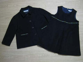 [m] キャシャレル マメール 子供服 ジャンパースカート ジャケット スーツ 4ans 約 100cm ★3 入学式 卒業式 面接 キッズ 【中古】 ユーズド 女の子 女児 ガールズ ブランド USED アウトレット リサイクル 古着