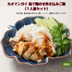 カオマンガイ 茹で鶏のスープ炊き込みご飯 1人前 セット 鶏のゆで汁で炊いたご飯 エスニック エスニック総菜 タイ料理 タイ料理総菜 真空冷凍 冷凍便 鶏肉料理