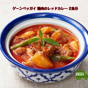 ゲーンペッガイ 鶏肉のレッドカレー 2食分 タイカレー タイ料理 タイ料理総菜 エスニック エスニック総菜 真空冷凍 冷凍便