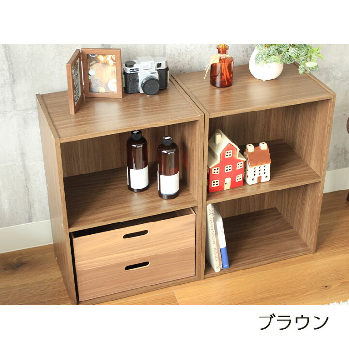 楽天市場】シェルフ ラック 収納 棚 段 フリーラック ボックス WH 