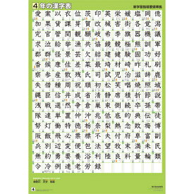 楽天市場 漢字表 4年の通販