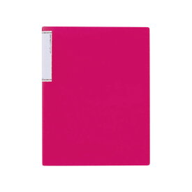 クリヤ－ブック　スリムタイプ　A4・20P　赤 固定式クリアファイル クリヤーブック ファイル キャリア・パスポート ファイル クリアファイル（ブック） クリアファイル 固定式クリアファイル 4903419355708