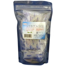 シリカゲル　分包　10g×25袋　白　783032 除湿剤 シリカゲル 4955334320293