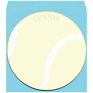 円型色紙　封筒付　テニス