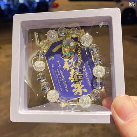 水晶風 フラワーデザイン ブレスレット レディース 軽量 高級感 カラーバリエーション豊富