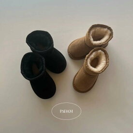 《お取り寄せ》kids padam mouton ムートン ショート ブーツ キッズ 子供 用 靴 manamama 女の子 男の子 男女兼用 親子 ペアルック かわいい 可愛い お洒落 おしゃれ コーデ 秋 冬 春 おすすめ サイズ 防寒 暖かい 通気性 羊毛 本革 無地 ブラウン ブラック 黒 プレゼント