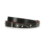 HTC [エイチティーシー] Belt End Only #SN-33 Stone 0.75 [BLACK] ベルト エンドオンリー #SN-33 ストー…