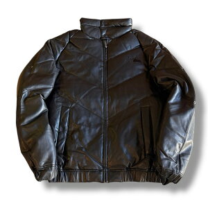 FIRST DOWN [�t�@�[�X�g�_�E��] PU LEATHER V DOWN JACKET SMU (BLACK) PU���U�[V�_�E���W���P�b�g SMU (�u���b�N) �V���b�v���� F942110 BEA