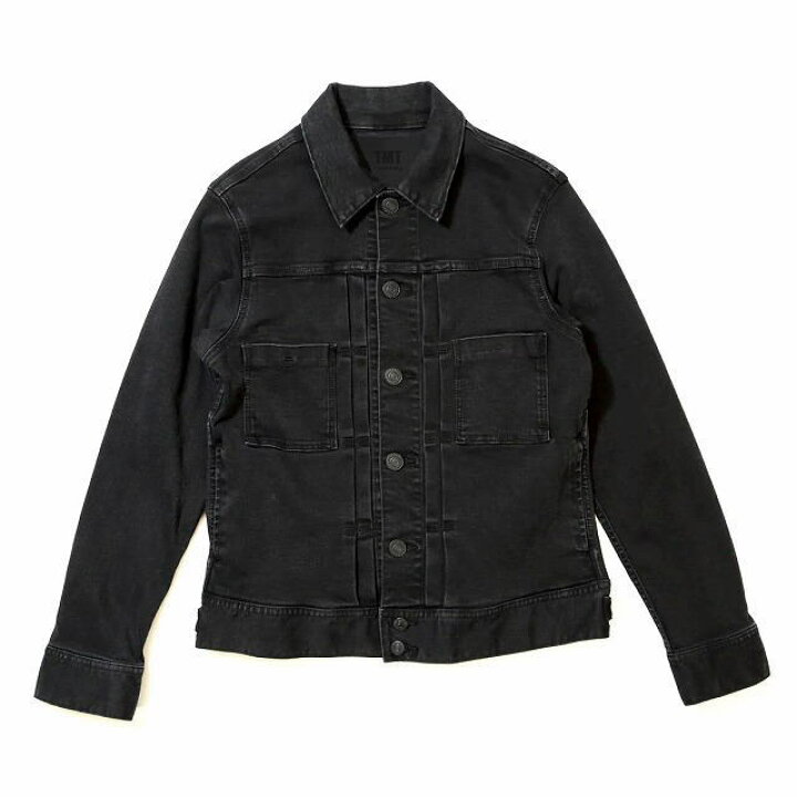 楽天市場】TMT [ティーエムティー] STRETCH COMFY DENIM JACKET BLACK 