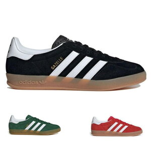 adidas [AfB_X] Gazelle Indoor [BLACK,GREEN,SCARLET] K[ ChA Xj[J[ (ubNAO[AXJ[bg) JI2060.JI2062,JI2063 BDS