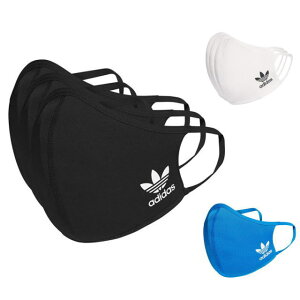 adidas Originals [�A�f�B�_�X �I���W�i���X] face cover [BLACK,WHITE,BLUE] �t�F�C�X�J�o�[ 3���g�}�X�N M/L�i�u���b�N�A�z���C�g�A�u���[) KOH81 AKS �􂦂�}�X�N �z�}�X�N