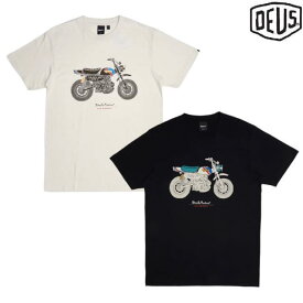 DEUS EX MACHINA [デウスエクスマキナ] MONKEY TEE [Vintage White,Black] モンキーTシャツ（ビンテージホワイト、ブラック）DMS221660D BCS