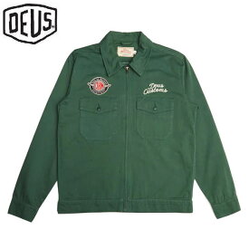 楽天スーパーセール特別価格!!SALE!! DEUS EX MACHINA [デウスエクスマキナ] PLEASURES WORK JACKET [WORK GREEN] プレジャーズワークジャケット（ワークグリーン）DMP236706 BCS