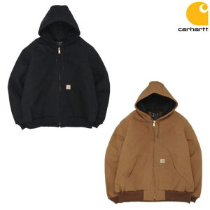 carhartt [�J�[�n�[�g] QUILTED FLANNEL LINED DUCK ACTIVE JACKET [Black,Brown] �L���g�t�����l�����C�i�_�b�N�A�N�e�B�u�W���P�b�g (�u���b�N�A�u���E��) J140 BCA