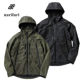 楽天スーパーセール特別価格!!SALE!! narifuri [ナリフリ] 2 LAYER MOUNTAIN PARKA [Black,Khaki] 2レイヤーマウンテンパーカー（ブラック、カーキ）NF2054 BBA