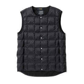 楽天スーパーセール特別価格!!SALE!! narifuri × TAION [ナリフリ×タイオン] Cycle Vest [BLACK] クルーネックサイクルインナーダウンベスト（ブラック）NFTA-02 BCA