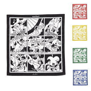 narifuri × JUN OSON [�i���t��×�W�����E�I�\��] Bandana [Black,Red,Yellow,Green,Blue] �o���_�i�i�u���b�N�A���b�h�A�C�G���[�A�O���[���A�u���[�jNFJO_10 BBS