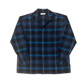 楽天スーパーセール特別価格!!SALE!! RADIALL [ラディアル] BOULEVARD - OPEN COLLARED SHIRT L/S [NAVY] ブルーバードオープンカラーロングスリーブシャツ (ネイビー) RAD-23AW-SH001 BCA