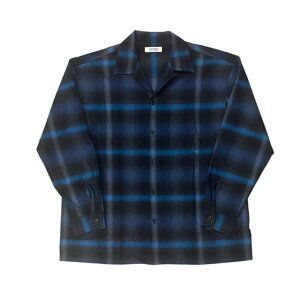 RADIALL [���f�B�A��] BOULEVARD - OPEN COLLARED SHIRT L/S [NAVY] �u���[�o�[�h�I�[�v���J���[�����O�X���[�u�V���c (�l�C�r�[) RAD-23AW-SH001 BCA