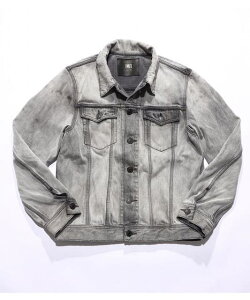 TMT [eB[GeB[] 12oz SOFT BLACK DENIM TRUCKER JACKET (LIGHT GRAY) 12IX \tgubNfj gbJ[WPbg (CgO[) TJK-T9908 BEA