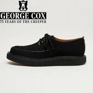 GEORGE COX (�W���[�W�R�b�N�X) HATTON (BLACK SUEDE) �n�b�g�� (�u���b�N�X�G�[�h) ���U�[ ���o�[�\�[�� 03-001-D-090 BFS
