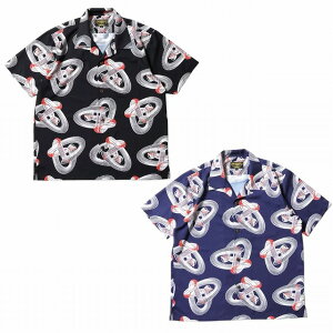 UNIVERD72 (���j�o�[�h72) DRY ALOHA SHIRT -SPACE AGE- (BLACK,NAVY) �A���n�V���c -�X�y�[�T�[�G�C�W- (�u���b�N,�l�C�r�[) ���� 41339 BFS