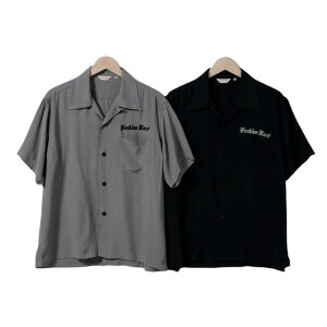 SUN SURF [�T���T�[�t] LOGO DINER SHIRT FASHION MART (BLACK,GRAY) ���S�_�C�i�[�V���c �t�@�b�V�����}�[�g (�u���b�N,�O���[) KOSHO �`�� ���� SS39744 BFS