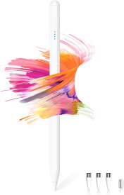タッチペンKINGONEスタイラスペン 極細 超高精度 ipad ペンシル 電量表示RT76