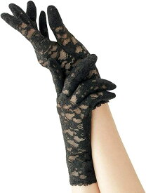 手袋 ブラック レースグローブ rt008