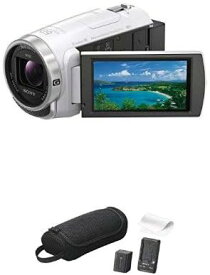 ソニー ビデオカメラ Handycam HDR-CX680 ホワイトアクセサリーキット セット rt415