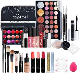 フル美容メイクアップ化粧品セット女の子のためのキッズメイクキット 27個rt550