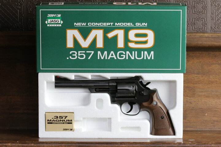 楽天市場】【コクサイ】 発火モデルガン S&W M19 6インチ メガ 