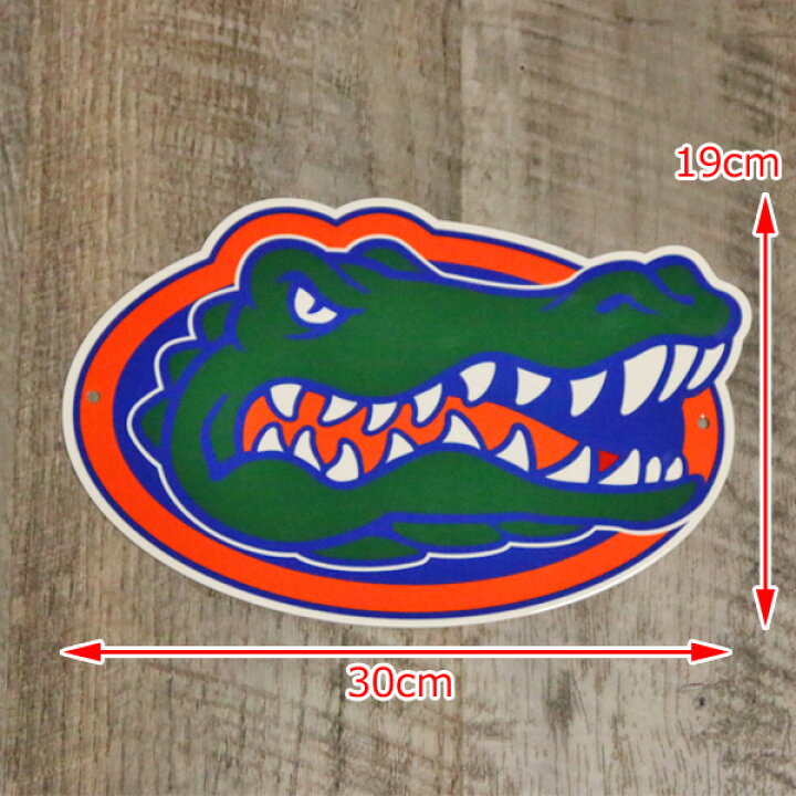 楽天市場】メタルサイン フロリダ ゲーターズ Florida Gators ロゴ 