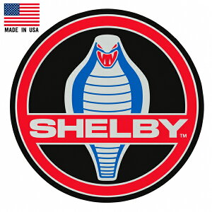 �V�F���r�[ �X�e�b�J�[ SHELBY SNAKE ROUND �񒼌a10cm 1�� ���E���h �A���� ���S �V�[�� �f�J�[��