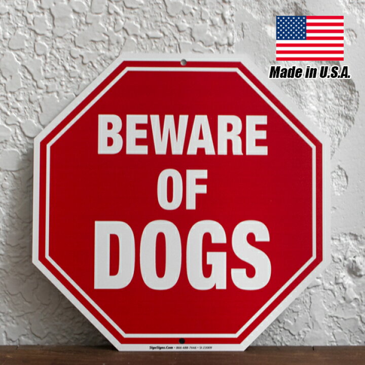楽天市場 猛犬注意 メタルサイン ティンサイン 30 5cm 30 5cm サインボード Beware Of Dog 犬に注意 八角形 インテリア 雑貨 ガレージ 壁掛け 人気 おしゃれ ブリキ看板 デザインボード Tinプレート 店舗ディスプレイ アメリカ雑貨 アメリカン雑貨 プレゼント