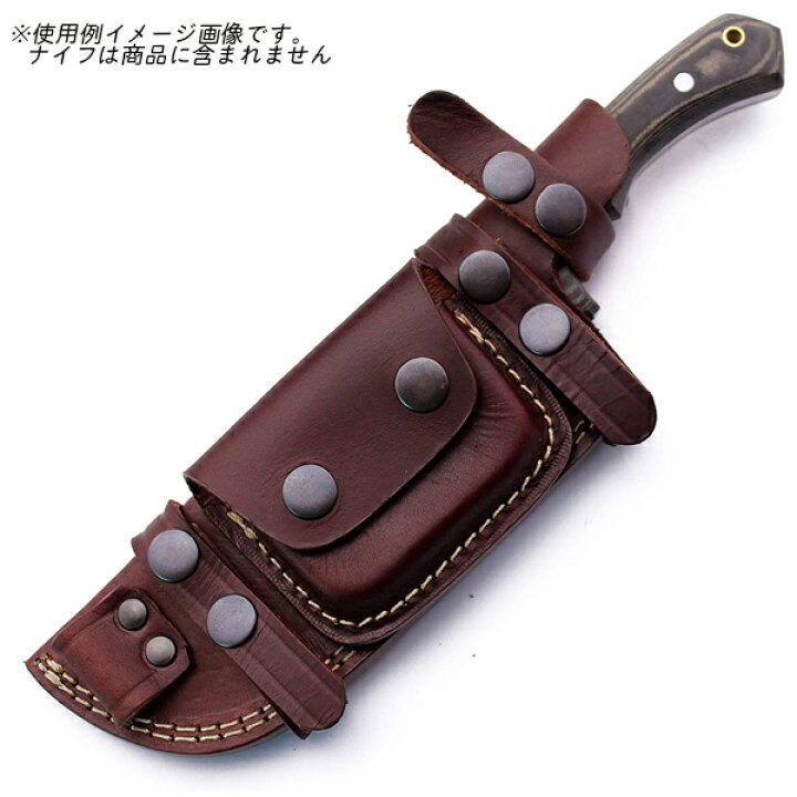 楽天市場】カスタムハンドメイド レザーシース ストーン付き 