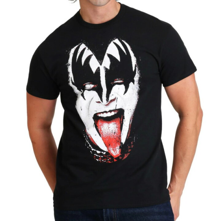 楽天市場】KISS GENE SIMMONS Tシャツ 半袖 Mサイズ ブラック 