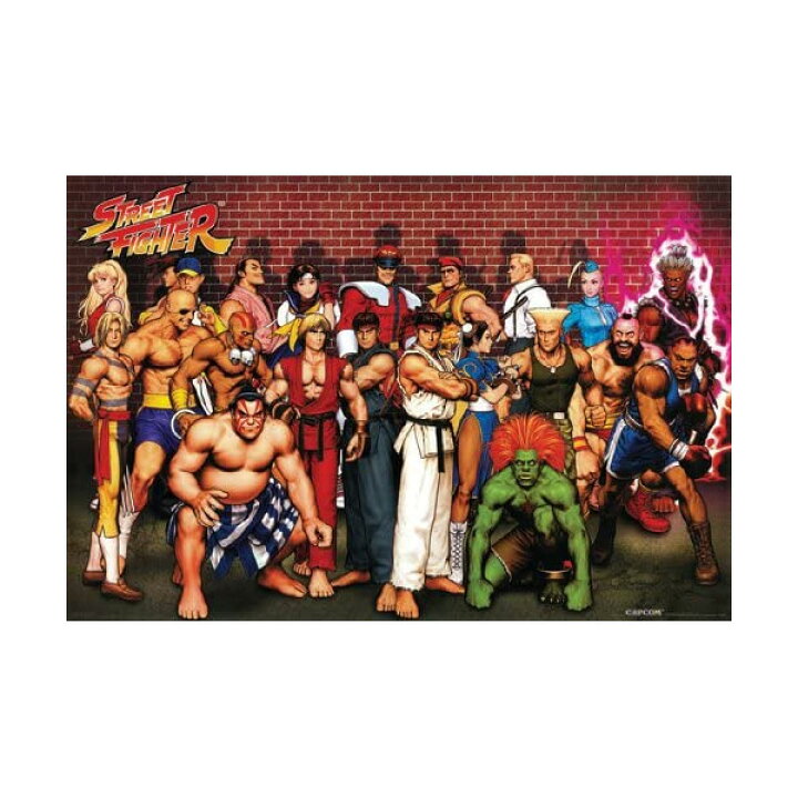 楽天市場】ポスター ストリートファイター 縦61cm×横91.5cm □ STREET 