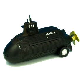 潜水艦 そうりゅう 水陸両用 プルバックマシーン 完成品 ■ ゼンマイ おもちゃ