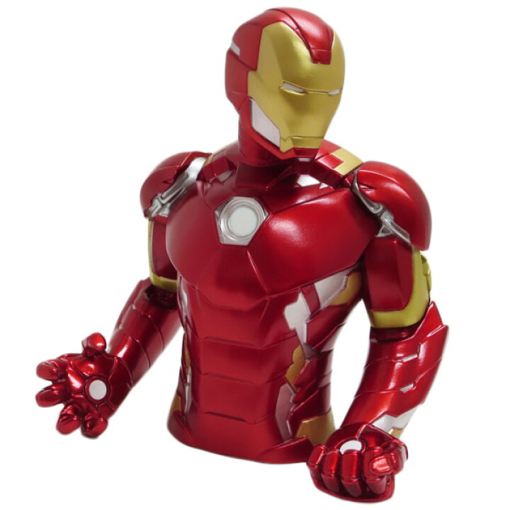 楽天市場】貯金箱 アイアンマン バスト バンク □ アベンジャーズ IRON 