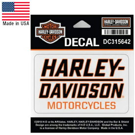 ハーレーダビッドソン ステッカー トラクション デカール 6.5cm×10.5cm ■ Harley-Davidson バイク バイカー ロゴ 雑貨 小物 アメリカ製