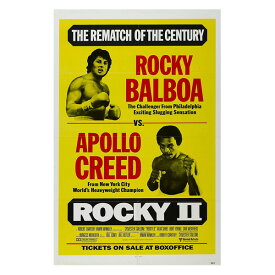 ポスター ロッキー2 "ROCKY 2" 輸入ポスター 91cm×61cm ■ シルヴェスター スタローン 映画 ボクシング インテリア