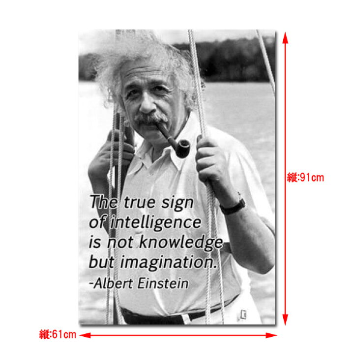 楽天市場 ポスター アルベルト アインシュタイン 輸入ポスター 91cm 61cm Albert Einstein 人物 科学者 相対性理論 理論物理学者 インテリア Mancave マンケイブ