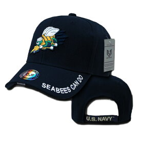 【ラピッド・ドミナンス】【帽子 キャップ】SEABEES アメリカ海軍 建設工兵隊 立体刺繍【NAVY RAPID DOMINANCE アパレル メンズ ミリタリー 米軍 陸軍】