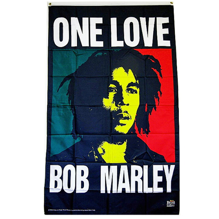 楽天市場】【フラッグ】ボブ マーリー ONE LOVE レゲエ ラスタ 屋内 